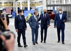 President Biden Visits Rouge Electric Vehicle Center
